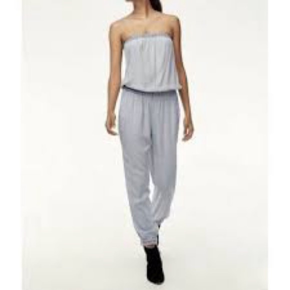 Talula Aritzia Tabata Strapless Jumpsuit Sz XXS - Picture 1 of 12